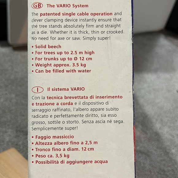 NWT Krinner Christbaumständer Vario Tölz Christmas tree stand - Picture 7 of 8